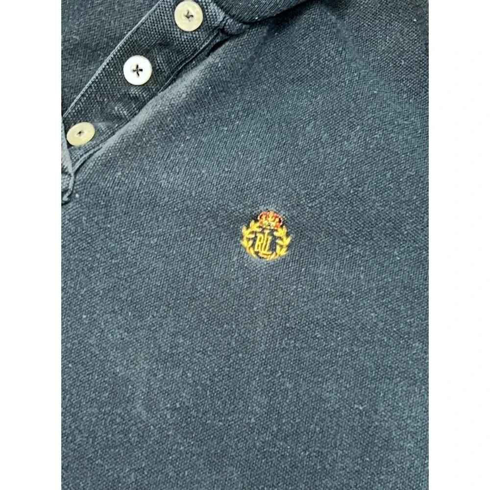 Lauren By Ralph Lauren Women's Polo Shirt Navy‎ Blue Size Large?